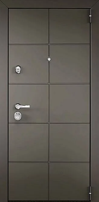 Входная дверь Mercury-17 (Порошковое напыление / МДФ Филенчатый) - внешняя сторона